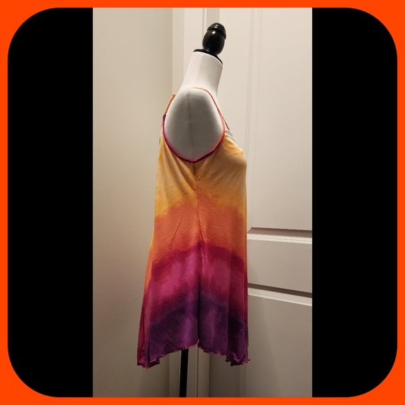 IN BLOOM BY JONQUIL || Colourful Tie Dye Chemise (SIZE M) - Picture 3 of 8